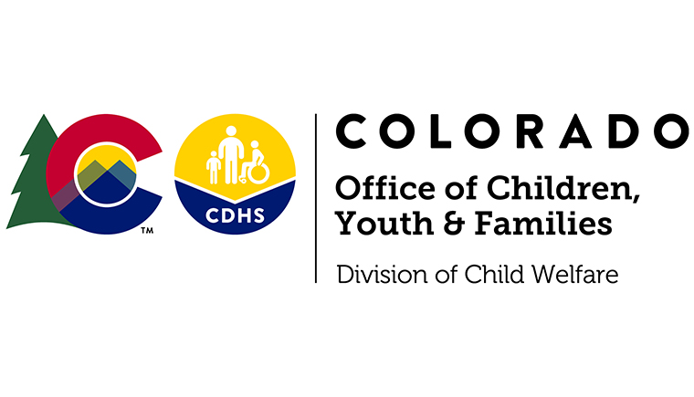 The logo for the Colorado Office of Children Youth & Families, Division of Child Welfare